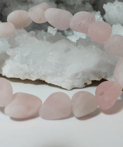 Roosa kvarts käevõru