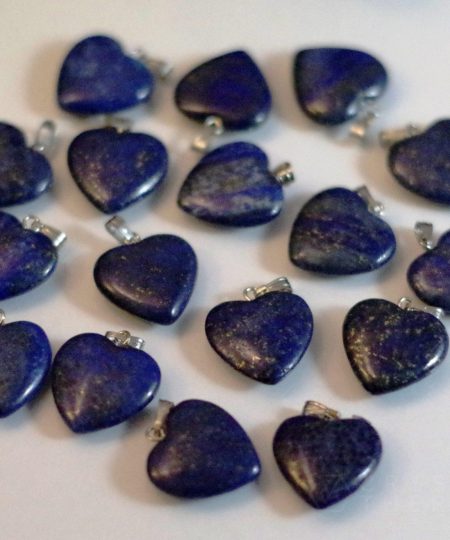 Lapis lazuli südame ripats