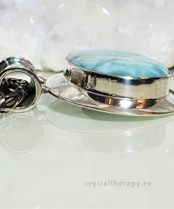 Larimar suur ovaalne hõberipats