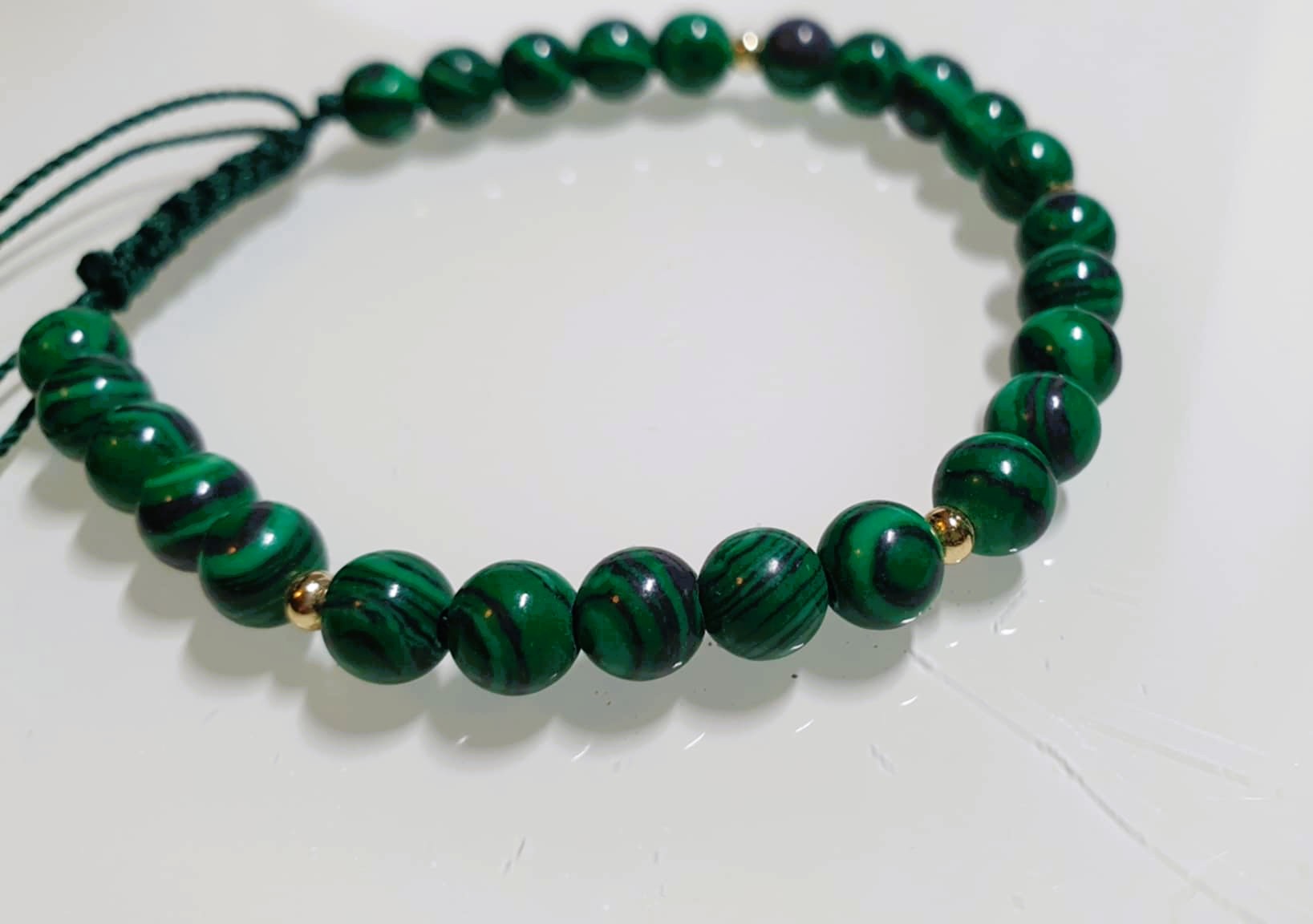 Malahhiit käevõru_punutud2 Malahhiit käevõru