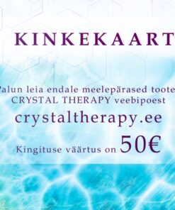 CRYSTAL THERAPY KINKEKAART, 50 €